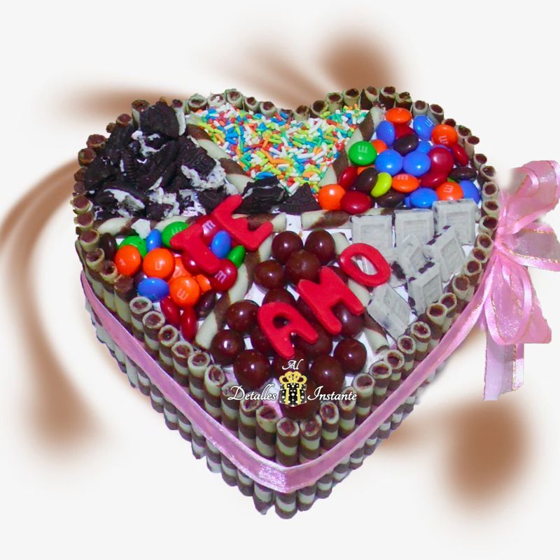 torta de corazon para cumpleaños Bogotá  domicilios